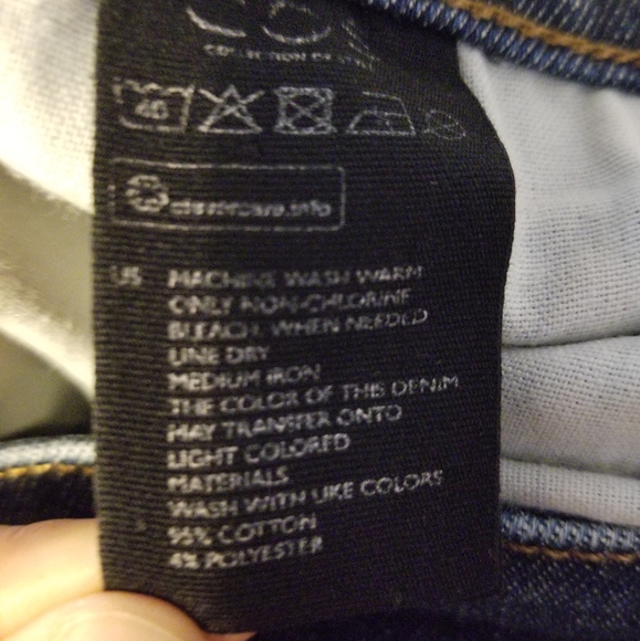 Cos Jeans Women's High Rise Skinny Cropped Leg Color Blue Size 32 - Picture 10 of 10